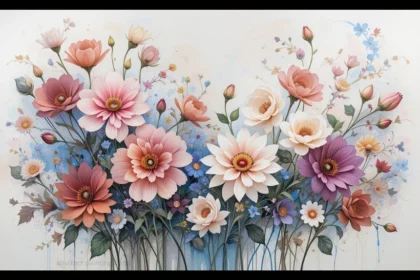 Abstract Painting Floral