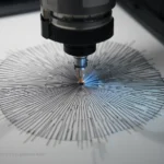 linias por centrimento en el grabado laser