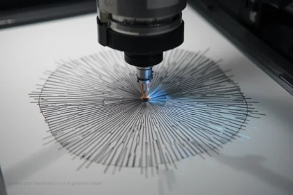 linias por centrimento en el grabado laser
