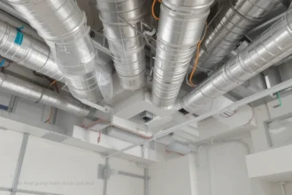 do heat pump main ducts just end