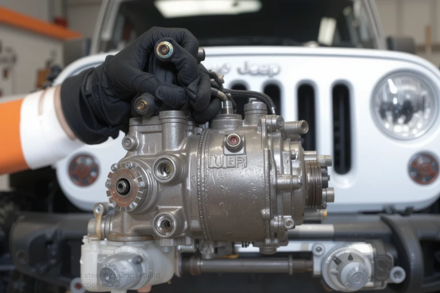 Jeep Wrangler JK Power Steering Pump Rebuild Instructions