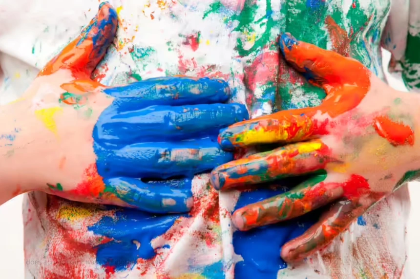 Does Acrylic Paint Wash Off Clothes