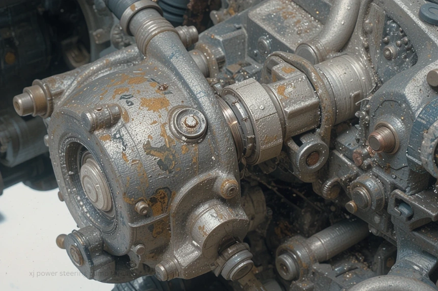 xj power steering pump threads