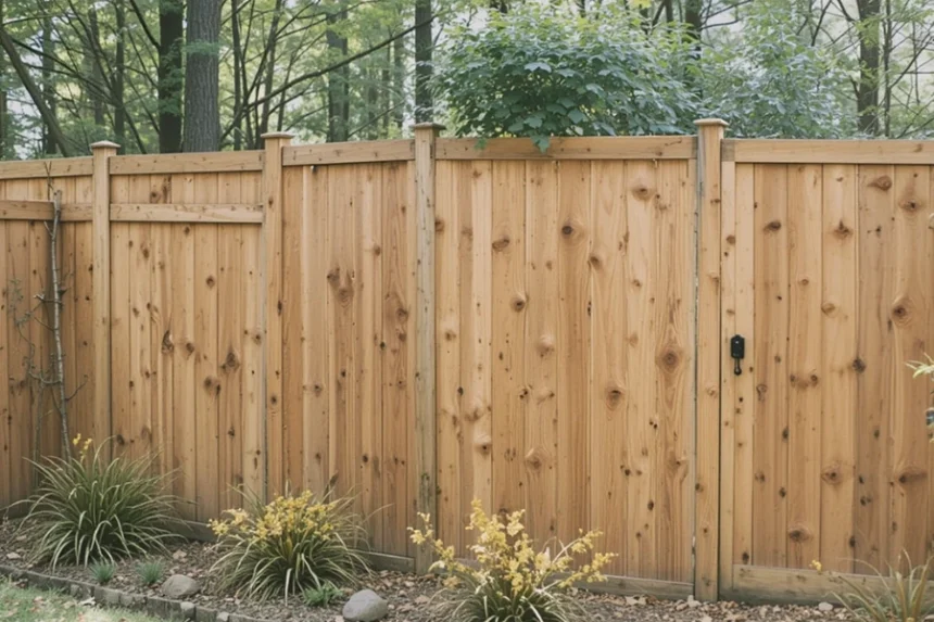 wood fence styles