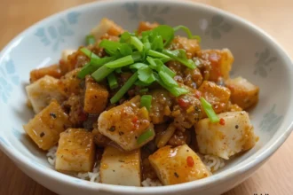 Bean Curd Szechuan Style