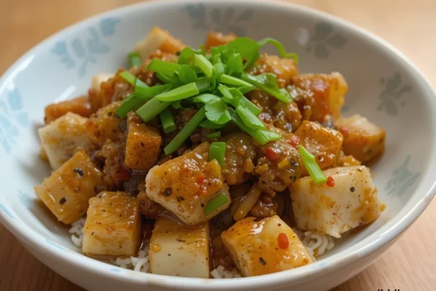 Bean Curd Szechuan Style