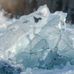 transparent ice
