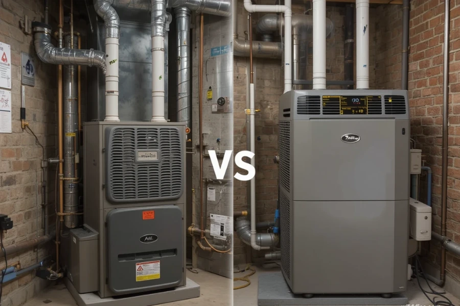 gas furnace vs carrier infinity heat pump in md