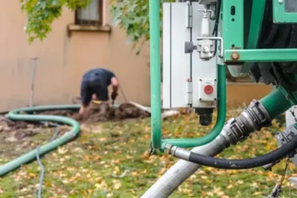 Septic Tank with Clogged Affluent Filter