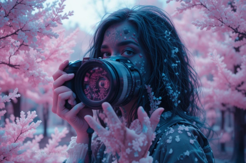 Minolta X-70 infrared filter