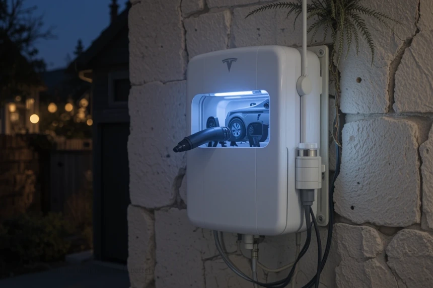 Insteon LED Blink From Tesla Battery