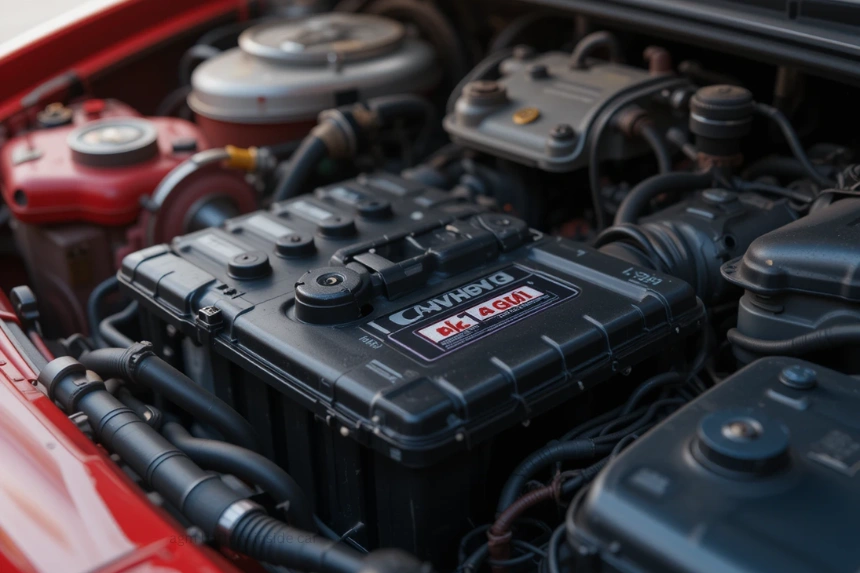 agm battery inside car