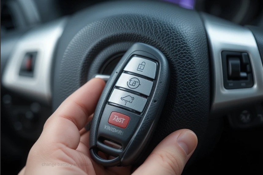 Change Battery in Nissan Key Fob